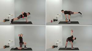 kettlebell core workout 8 exercises