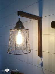Diy Plug In Sconces From Pendant Lights My Love 2 Create