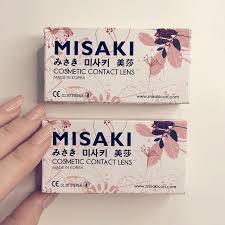 Misaki Cosmetic Contact lens (made in Korea), Beauty & Personal Care, Face, Face Care on Carousell