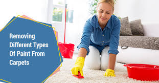 remove paint stains from carpets