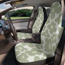 Sage Green Car Seat Covers Boho Hippie