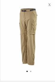 Magellan Outdoors Back Country Zipoff Nylon Fishing Pants And Shorts 2xl Brown