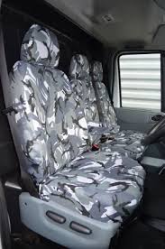 Tailored Front Grey Camo Seat Covers