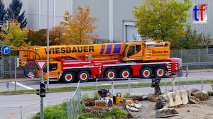Heavy Mobile Crane Liebherr Ltm 1350 6 1 Begleitfahrzeuge Fa Wiesbauer 2017
