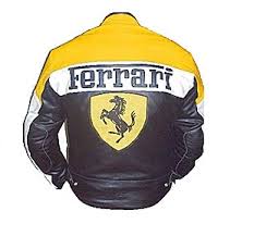 Whether you are planning to go for long rides or simply enjoy the thrill on the racetrack, the famous jacket is designed with amazing details that are ideal for a rebellious outlook. Ferrari Motorcycle Racing Leather Jacket Yellow Black Color