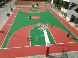 synthetic basketball court flooring