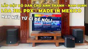 Lắp dàn karaoke gia đình anh Thành tại Nam Định, dàn loa JBL PRX 415M made  in Mexico trị giá 7x tr - YouTube
