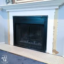 Tiling The Fireplace Hearth