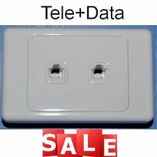 Dual Twin Telephone Phone Internet Data