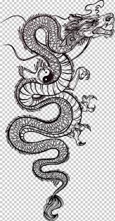 chinese dragon tattoo ilration png