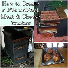 file cabinet meat and cheese smoker