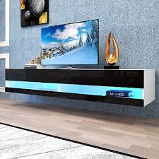 Gloss Floating Tv Stand Wall Mounted 20