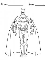Here is a list of 10 cartoon coloring sheets that features most favorite cartoon. Batman Coloring Page
