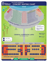 Star Lake Amphitheater Seating Chart First Niagara Pavilion