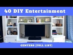 40 Diy Entertainment Center Plans