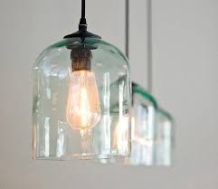 recycled glass pendant lights