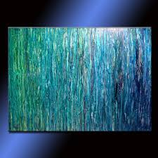 Abstract Painting Original Large Blue
