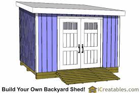 12x12 lean to shed plans icreatables com