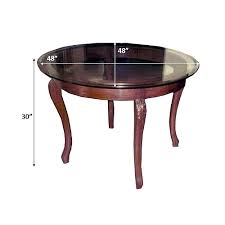 Round Dining Table With Glass Top