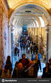 Vatican Rome Italy November 2018 Corridor Museum Chiaramonti