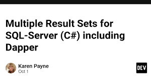 multiple result sets for sql server c