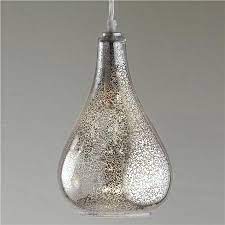 Glass Bulb Pendant Mercury Glass