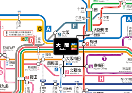 大阪府 鉄道路線図の無料DL - 47RAIL JP #ヨンナナ路線図