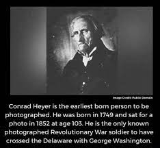 conrad heyer is the earliest born