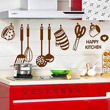 Diy Removable Happy Kitchen Wall