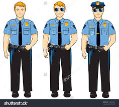 Police Officer Uniform Shirt Clipart