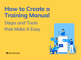 how to create a training manual free