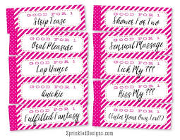 Romantic And Naughty Printable Love Coupons For Him Glitter N Spice