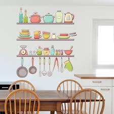 Kitchen Wall Sticker Pastel Colour