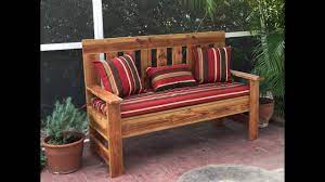 upcycled wood outdoor bench garden