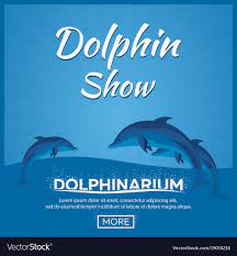 dolphinarium dolphin show banner ticket