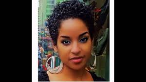 On lazy days, smooth your curls back with a. Short Hairstyles Black Hair Youtube