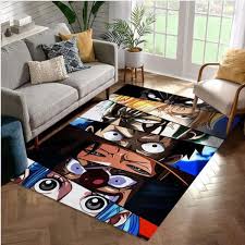 one piece eyes anime area rug for gift
