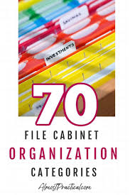 70 file cabinet organization categories