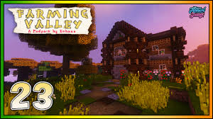 minecraft farming valley the town