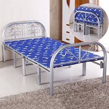 Single Foldable Metal Platform Bed