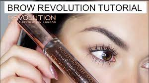 brow revolution brow gel tutorial