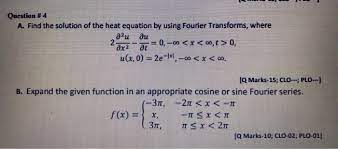 Solution Of The Heat Equation Chegg