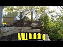 Building An Armor Stone Retraining Wall