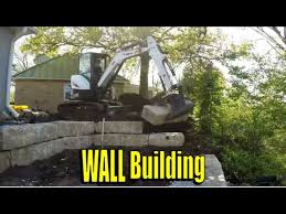 building stone boulder retaining wall