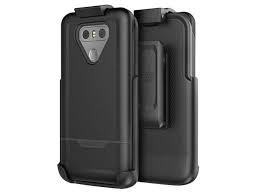 Lg G6 Belt Clip Case Protective Strong Impact Armor W Secure Fit Holster Rebel Series By Encased Smooth Black Newegg Com