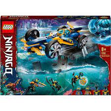 LEGO® NINJAGO® - 71752 Ninja-Unterwasserspeeder, U-Boot Spielzeug ab 8  Jahre, Set mit 4 Ninja Mini Figuren