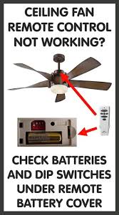 ceiling fan remote control programming