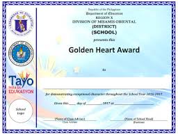 A certificate of recognition is awarded to persons who develop health and safety programs that satisfy the terms and condition. Deped Tambayan Ph