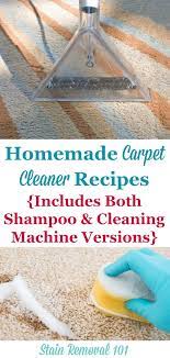 homemade carpet cleaner and homemade