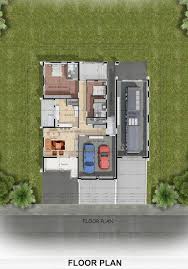 2 Bedroom House Plan With Twin Car And